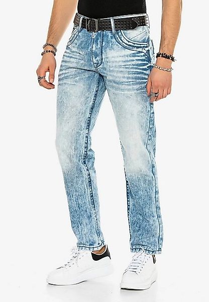 Cipo & Baxx Bequeme Jeans mit verzierten Gesäßtaschen günstig online kaufen
