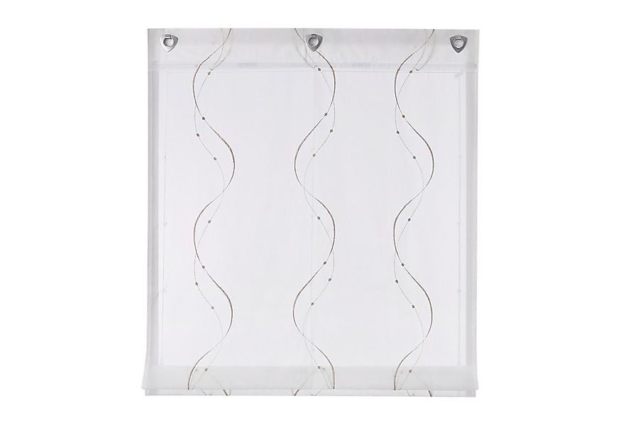 Joyswahl Raffrollo, mit Hakenaufhängung, mit U-Haken Ösenrollo Modern Besti günstig online kaufen