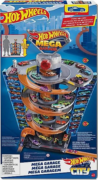 Hot Wheels Autorennbahn Hot Wheels GTT95 City Power-Parkgarage mit Aufzug f günstig online kaufen