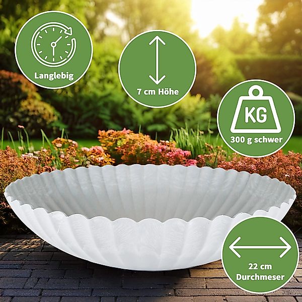 matches21 HOME & HOBBY Blumentopf Runde günstig online kaufen