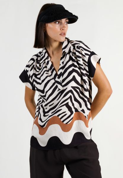 Andijamo-Fashion Druckbluse WILD SPIRIT EXKLUSIV PRINT günstig online kaufen