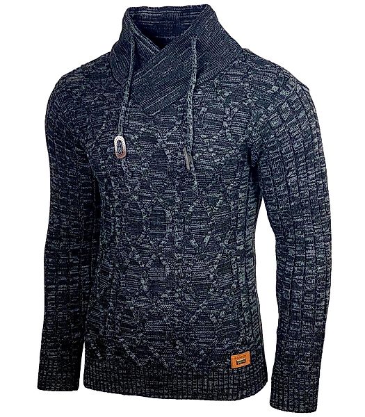 Baxboy Strickpullover Baxboy Herren Meliert Pullover günstig online kaufen