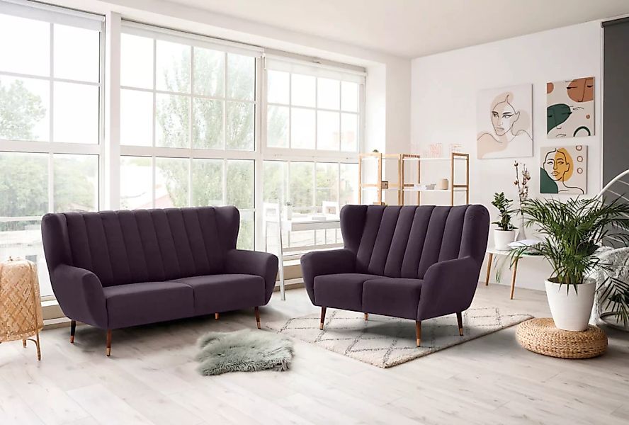 exxpo - sofa fashion 3-Sitzer »Polly« günstig online kaufen