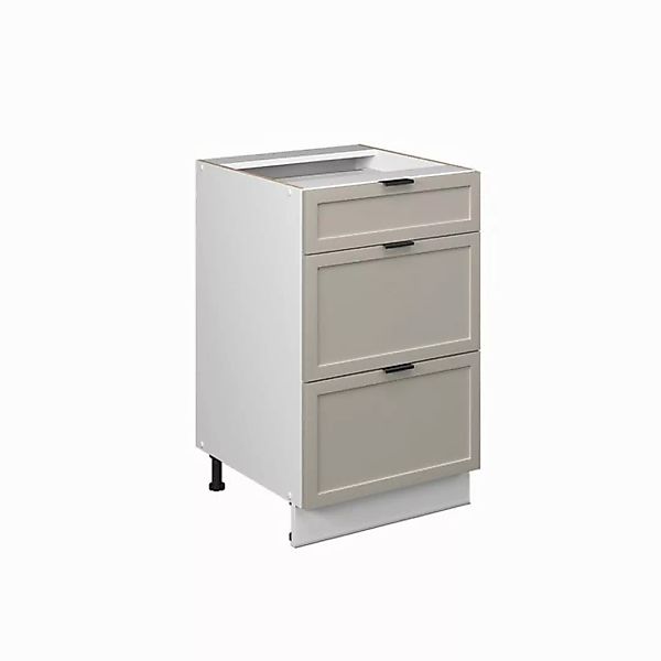 Vicco Unterschrank Fame-Line, GrauBeige/Weiß, 50 cm ohne Arbeitsplatte günstig online kaufen