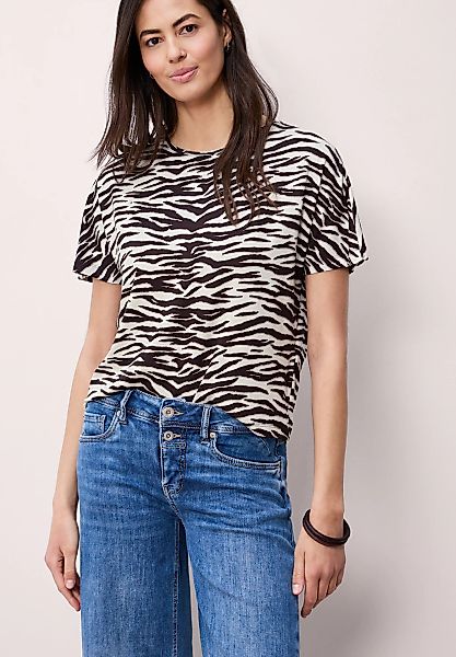 STREET ONE T-Shirt Rundhalsausschnitt günstig online kaufen