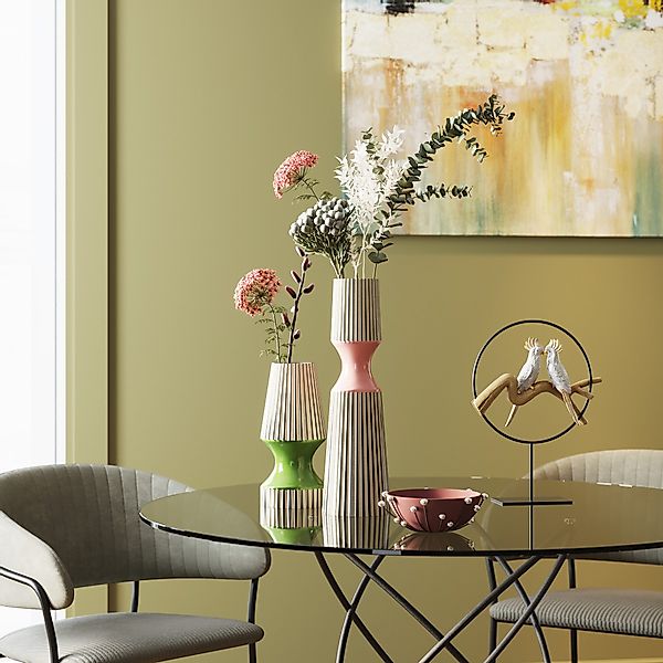 Kare Design Tischvase Vase Calabria Rosa günstig online kaufen