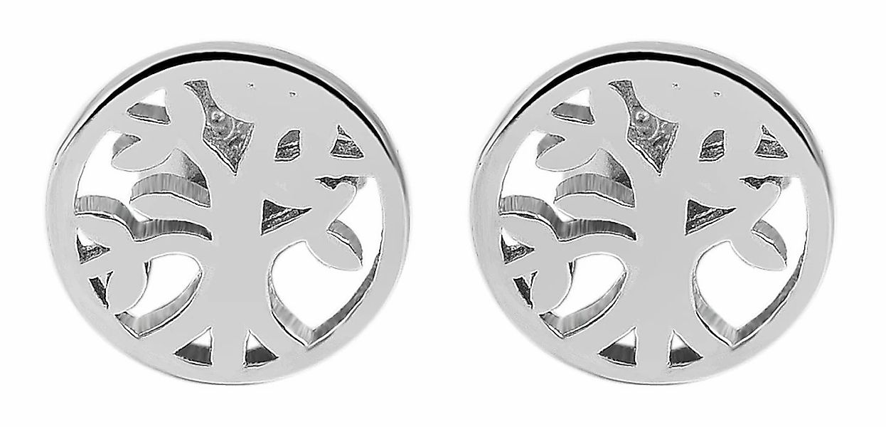 Adelia´s Paar Ohrhänger "Damen Ohrringe – Ohrstecker Lebensbaum aus 925 Sil günstig online kaufen