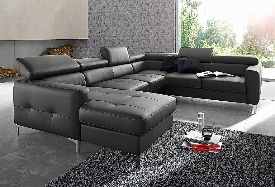 COTTA Polstergarnitur "Sammy U-Form", (Set, Tiefe der Recamiere 169 cm), Se günstig online kaufen