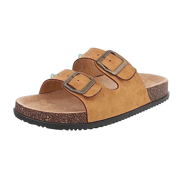 Ital-Design Bequeme Sandalen mit verstellbaren Riemen für Damen Pantolette günstig online kaufen