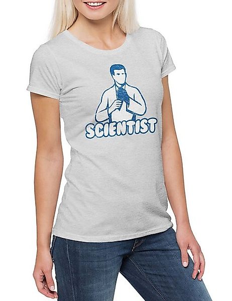 Urban Backwoods Print-Shirt Scientist II Damen T-Shirt Wissenschaft Wissens günstig online kaufen