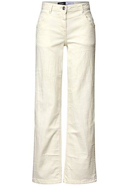 CECIL 5-Pocket-Hose Style Neele Ecru Laser günstig online kaufen