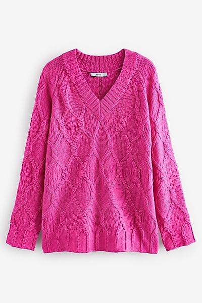 Next V-Ausschnitt-Pullover Tunikapullover mit V-Ausschnitt und günstig online kaufen
