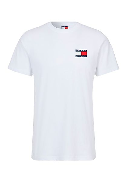 Tommy Jeans T-Shirt "TJM SLIM ESSENTIAL FLAG TEE EXT", Mit Rundhalsausschni günstig online kaufen