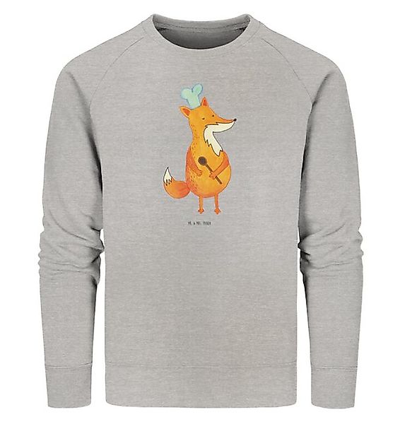 Mr. & Mrs. Panda Longpullover Fuchs Koch Größe XXL - Heather Grey - Geschen günstig online kaufen