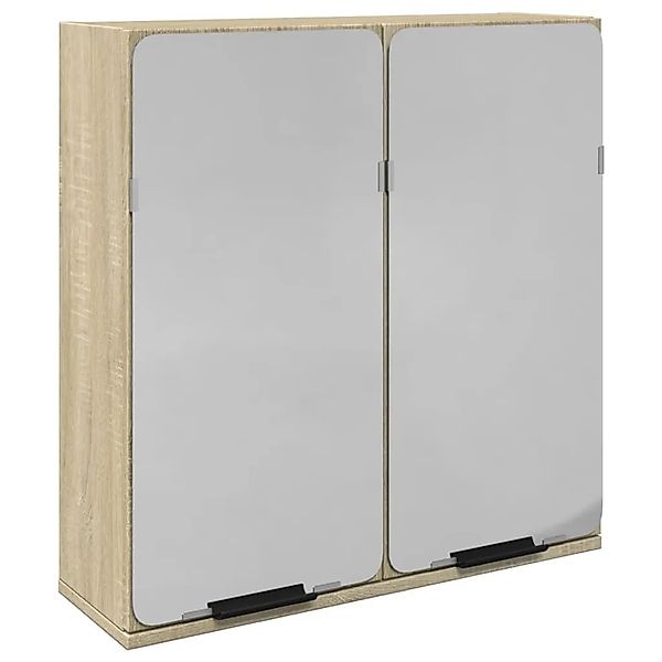 vidaXL Bad-Spiegelschrank Sonoma-Eiche 64,5x20x66,5 cm Holzwerkstoff 849655 günstig online kaufen