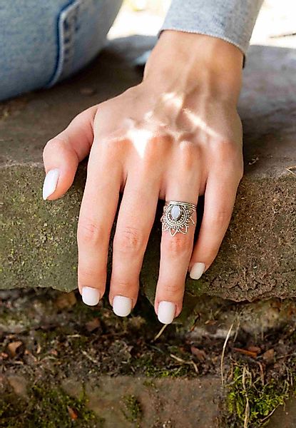 mantraroma Silberring MUDARA-SATU aus 925 Silber günstig online kaufen