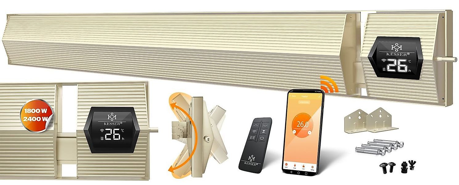 KESSER Heizstrahler, 2400 W, Dunkelheizstrahler mit günstig online kaufen