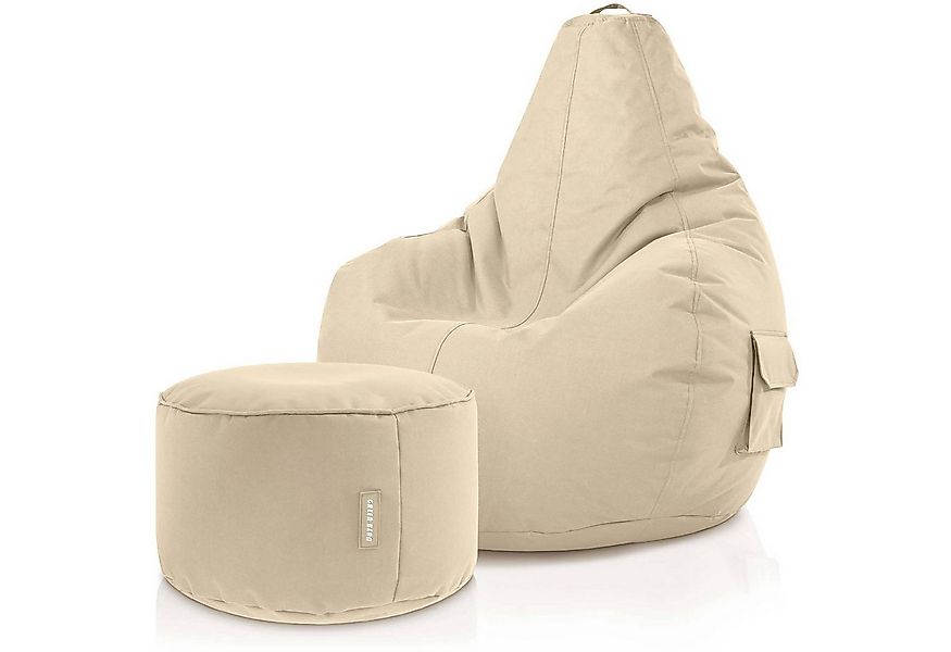 Green Bean Sitzsack Cozy + Stay, Set Sitzsack mit Sitzhocker, Sitzkissen, R günstig online kaufen