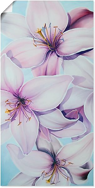 Artland Wandbild »Lilien«, Blumen, (1 St.), als Leinwandbild, Poster in ver günstig online kaufen