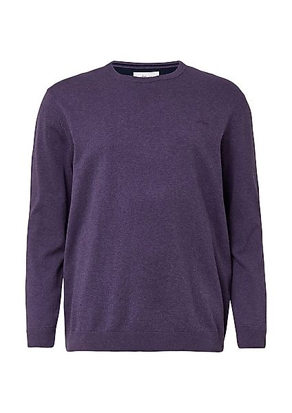 s.Oliver Longpullover Strickpullover Baumwollpullover mit Logo-Stickerei günstig online kaufen