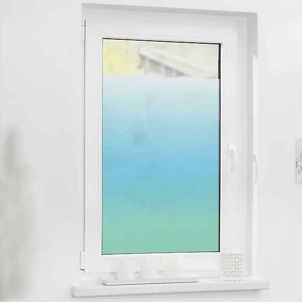 LICHTBLICK Fensterfolie Ombre  Ombre petrol B/L: ca. 100x100 cm günstig online kaufen