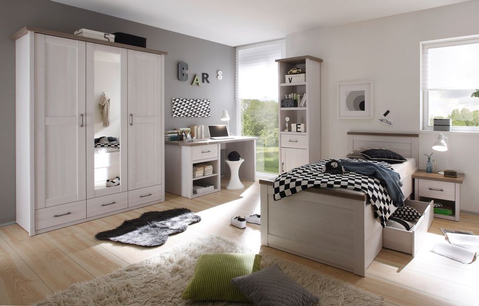 möbel-direkt.de Jugendzimmer-Set Jugendzimmer Luca in Pinie günstig online kaufen