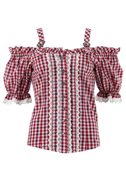 OS Trachten Trachtenbluse Batoya Tailliert, Träger günstig online kaufen