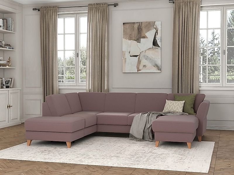 sit&more Wohnlandschaft "Visby U-Form" wahlweise mit Bettfunktion und Staur günstig online kaufen