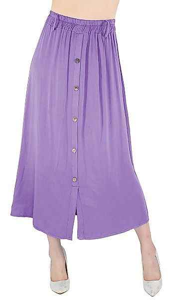 dy_mode Strandrock Damen Sommerrock in Midi-Länge günstig online kaufen