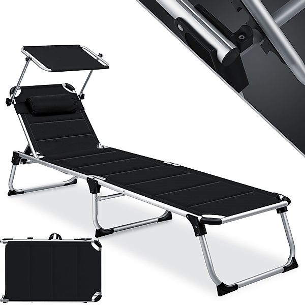 KESSER Gartenliege, Sonnenliege SUN mit Dach günstig online kaufen