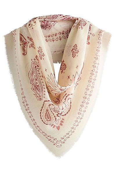 Next Schal Leichter, eckiger Schal mit Banana-Print, (1-St) günstig online kaufen