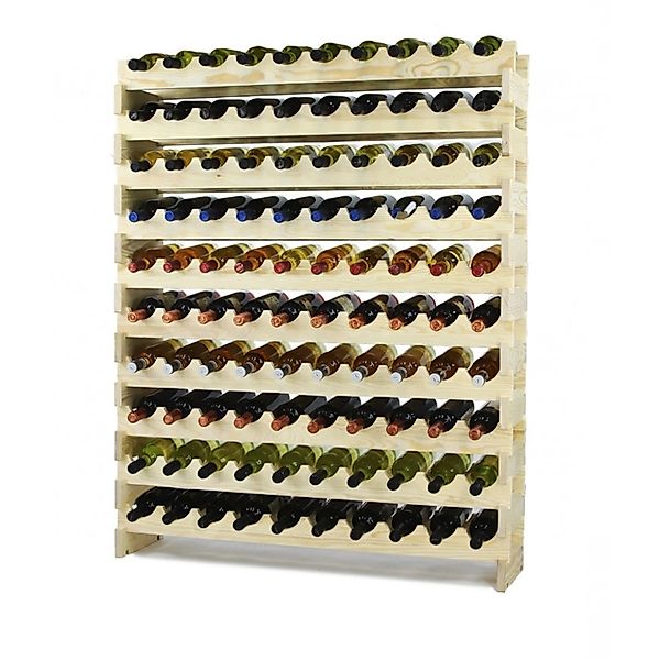 PROREGAL Weinregal Vinoteca Flex  HxBxT 112 x 101 x 29 cm 100 Flaschen Mass günstig online kaufen