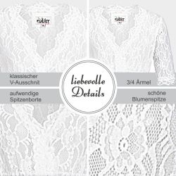 Nübler Dirndlbluse Dirndlbluse 3/4 Arm Laura günstig online kaufen