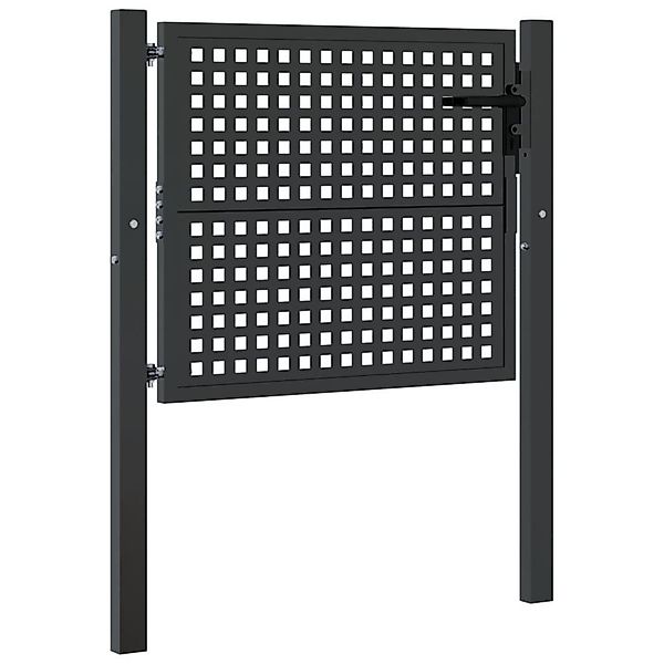 vidaXL Gartentor, Gartentür Anthrazit 105x125 cm günstig online kaufen