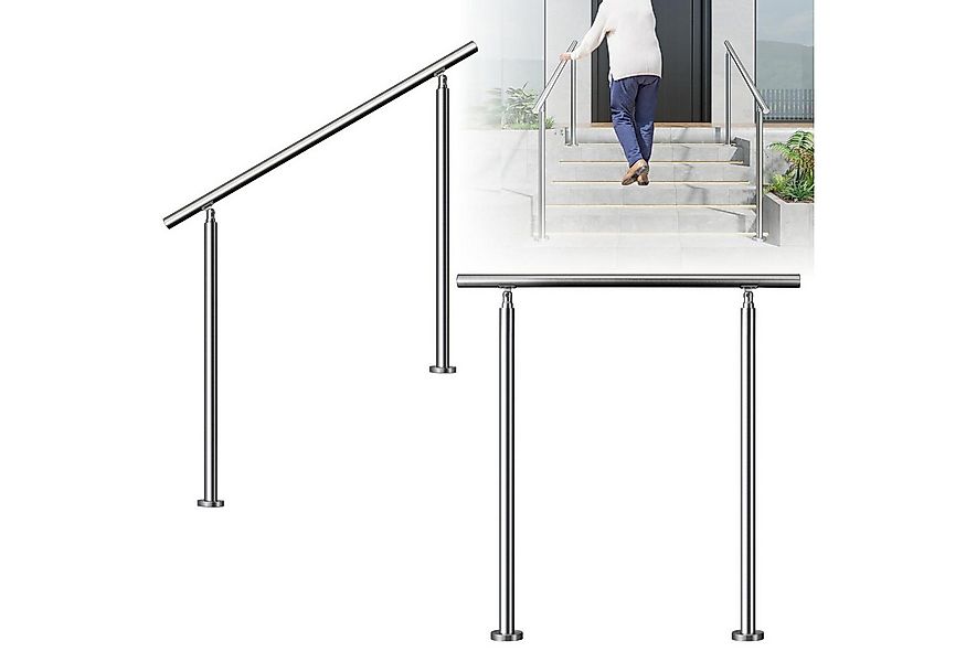 duschspa Handlauf Edelstahl Geländer Treppengeländer für Innen & Außen mit günstig online kaufen