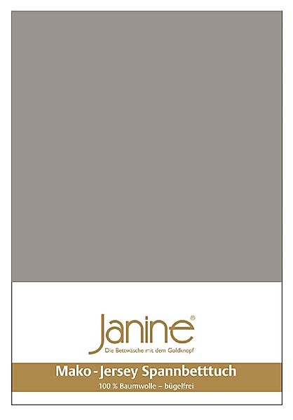 Janine Spannbettlaken "MAKO-FEINJERSEY 5007" aus 100% Baumwolle, für Matrat günstig online kaufen