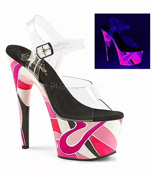 Plateau High Heels ADORE-708UVR - Neon Pink (Schuhgröße: EUR 36) günstig online kaufen