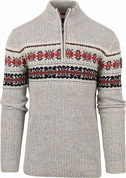 NZA Half Zip Pullover Ngunguru Grau - Größe 3XL günstig online kaufen