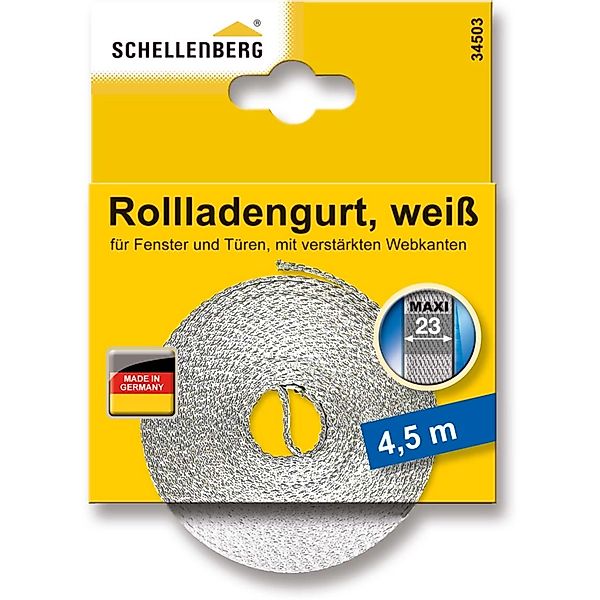 SCHELLENBERG Maxi, 23 mm, 4,5 m Länge Rollladengurt, Gurtband erhältlich in günstig online kaufen