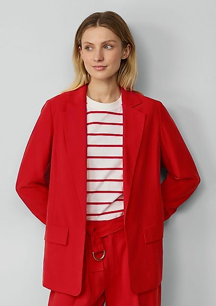 s.Oliver Jackenblazer Indoor-Jacke Langer Blazer aus günstig online kaufen