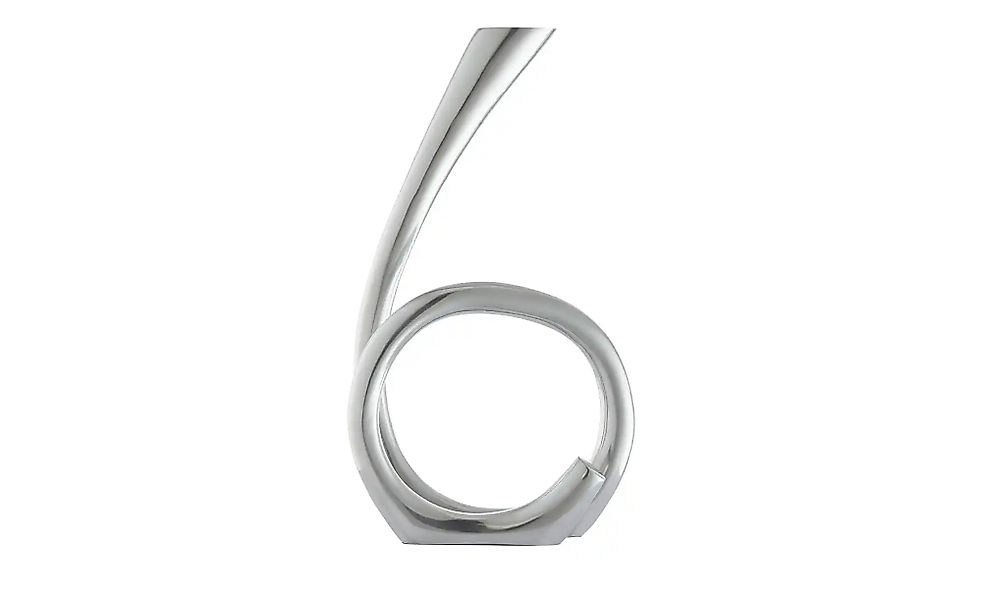 HOME STORY Kerzenständer   ¦ silber ¦ Aluminium ¦ Maße (cm): B: 17 H: 29 T: günstig online kaufen