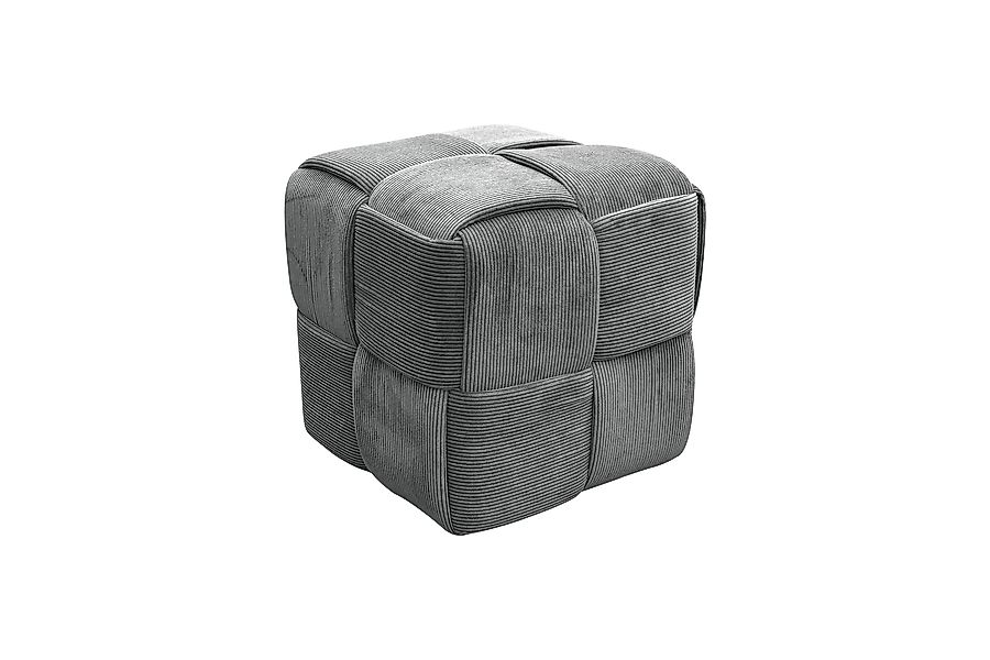 byLIVING Pouf Urban, Cord Bezug, Vollpolster, günstig online kaufen
