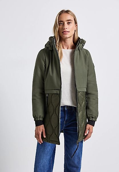 STREET ONE Softshelljacke mit Kapuze mit moderner Steppung günstig online kaufen