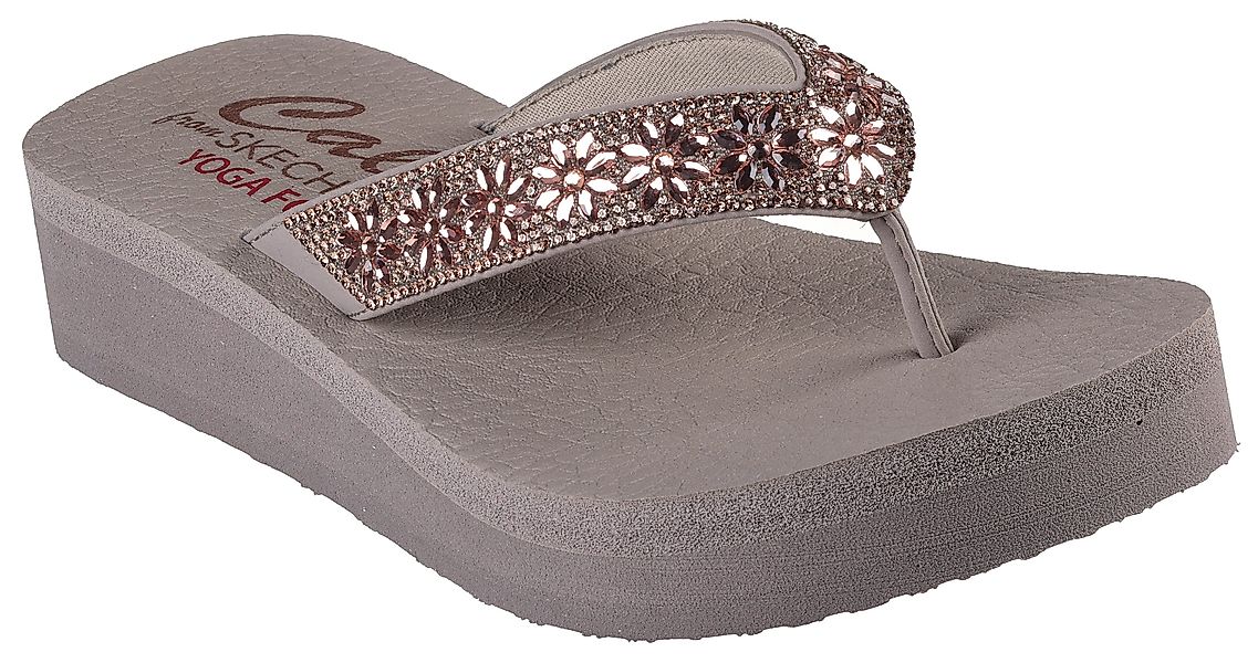 Skechers VINYASA-WILD DAISIES Zehentrenner mit Yoga günstig online kaufen