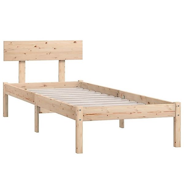 vidaXL Bett Massivholzbett Kiefer 90x190 cm günstig online kaufen