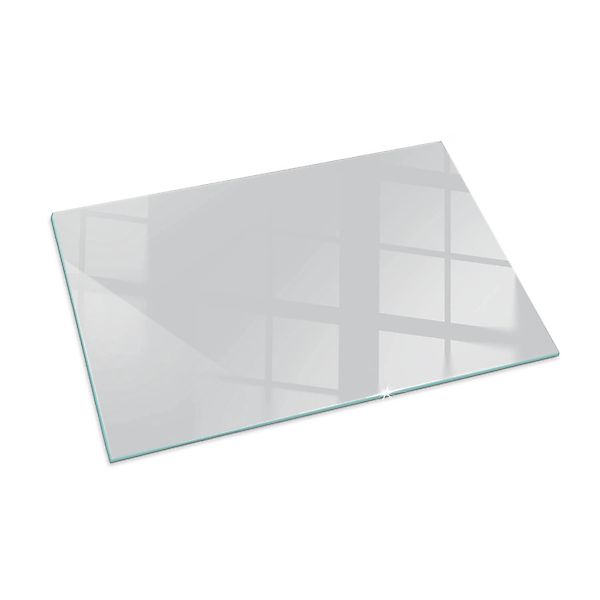 Tulup Glasplatte für Kamin Grau Glas unter Kamin Rechteck 100x70 cm Grau Gl günstig online kaufen