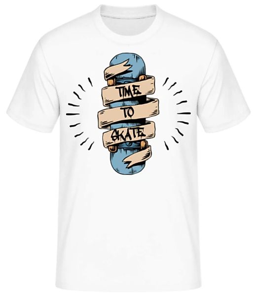 Time To Skate · Männer Basic T-Shirt günstig online kaufen