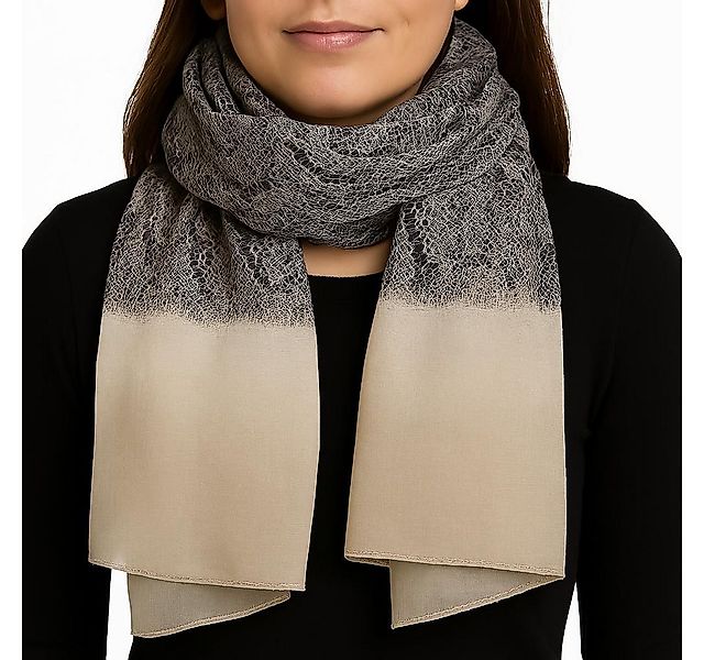 LOREZA Schal Damen Schal Stola Tuch aus Viskose 180x80cm günstig online kaufen
