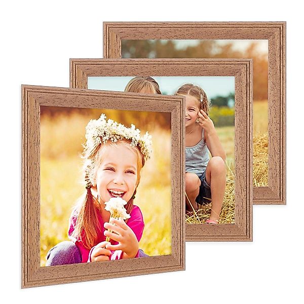 PHOTOLINI Bilderrahmen 3er Set im Landhaus-Stil günstig online kaufen