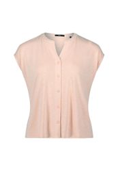 Zero T-Shirt "Damen Shirt mit Knopfleiste" 1 Stk. tlg. Knopfleiste günstig online kaufen